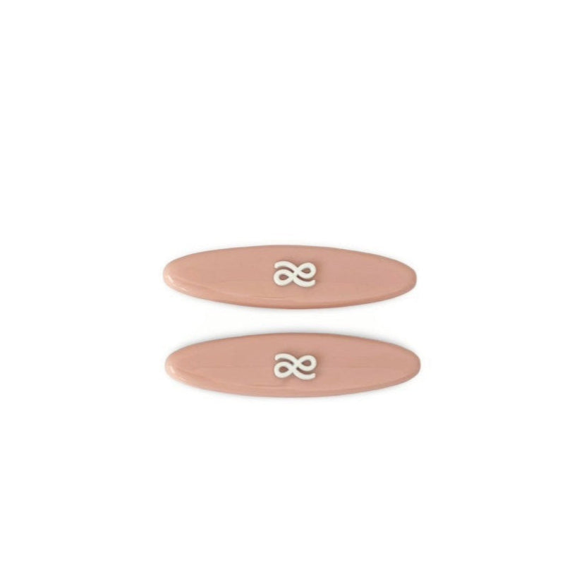 HAIR CLIPS CORAL