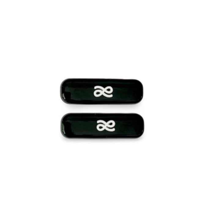 HAIR CLIPS BLACK SHELL