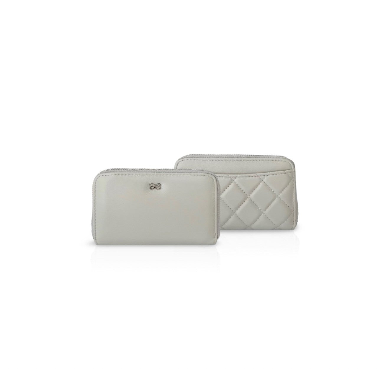 CLOUDY MEDIUM WALLET PEARL GREY