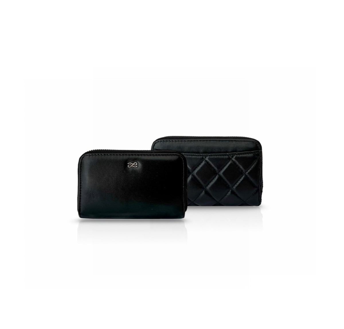 CLOUDY MEDIUM WALLET BLACK