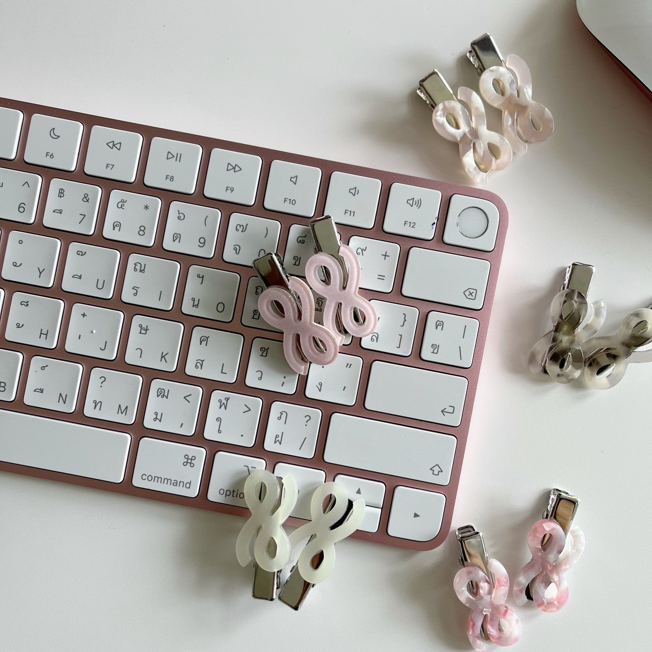 MINI TIMELESSNESS HAIR CLIPS SMOKY