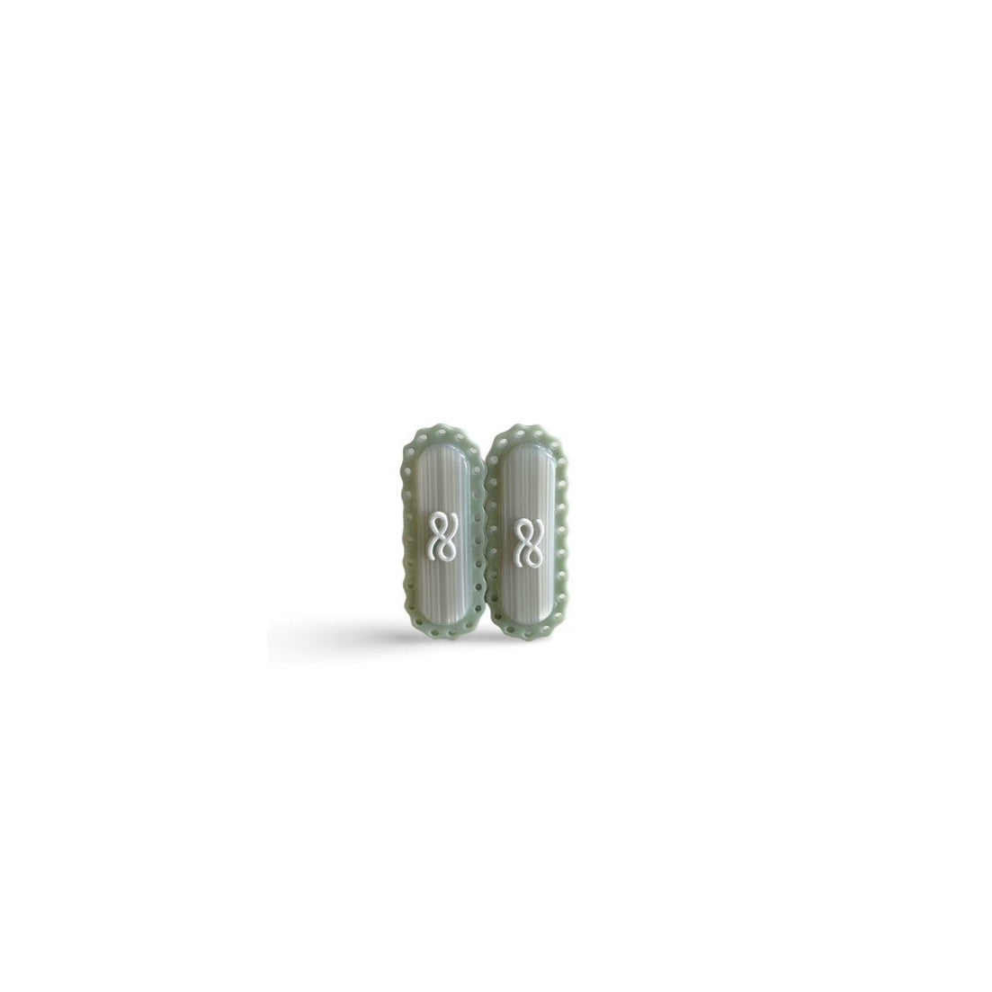 BISCUIT HAIR CLIPS MATCHA