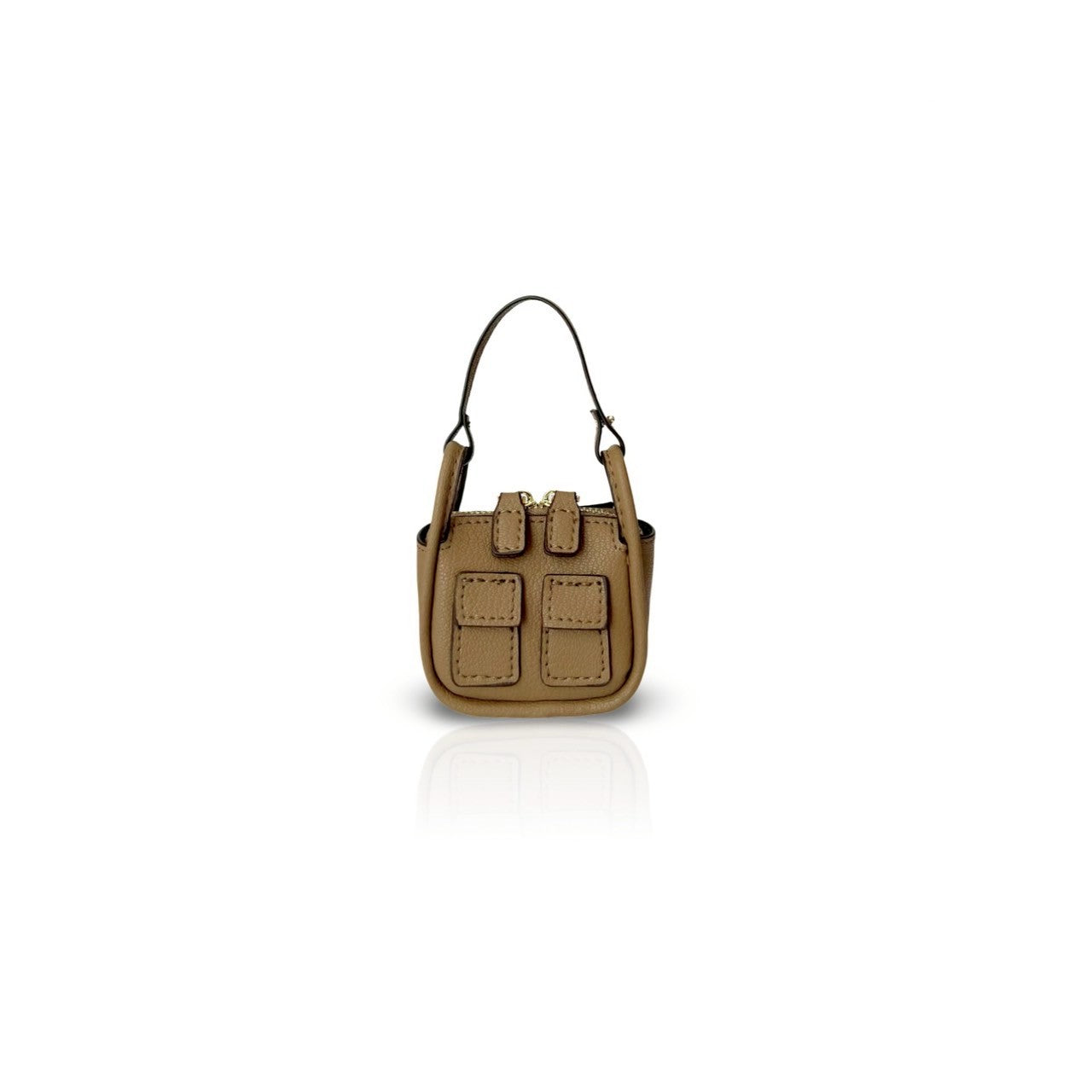TINY BRICK PU CINNAMON