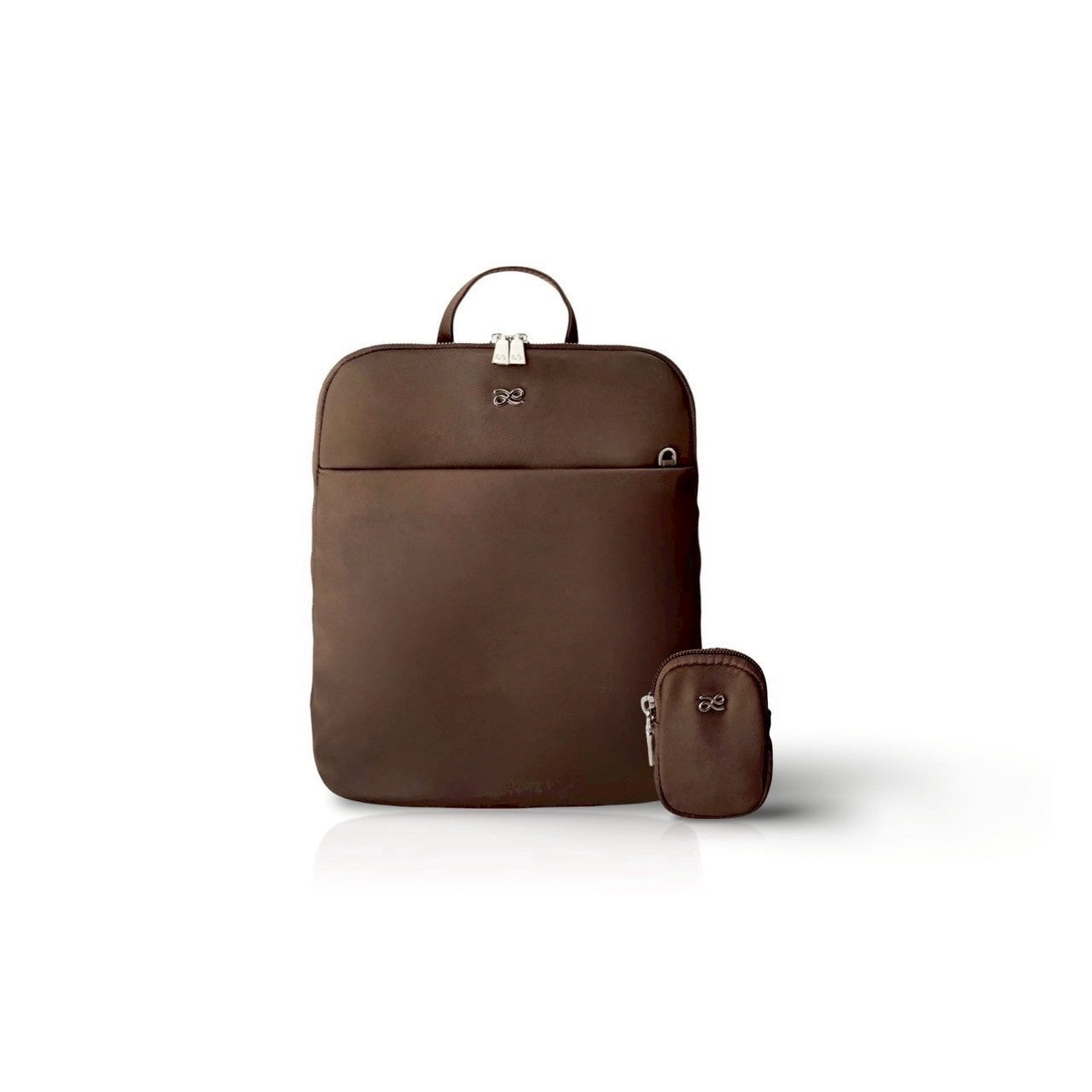 NYLON BACKPACK TAN TAUPE