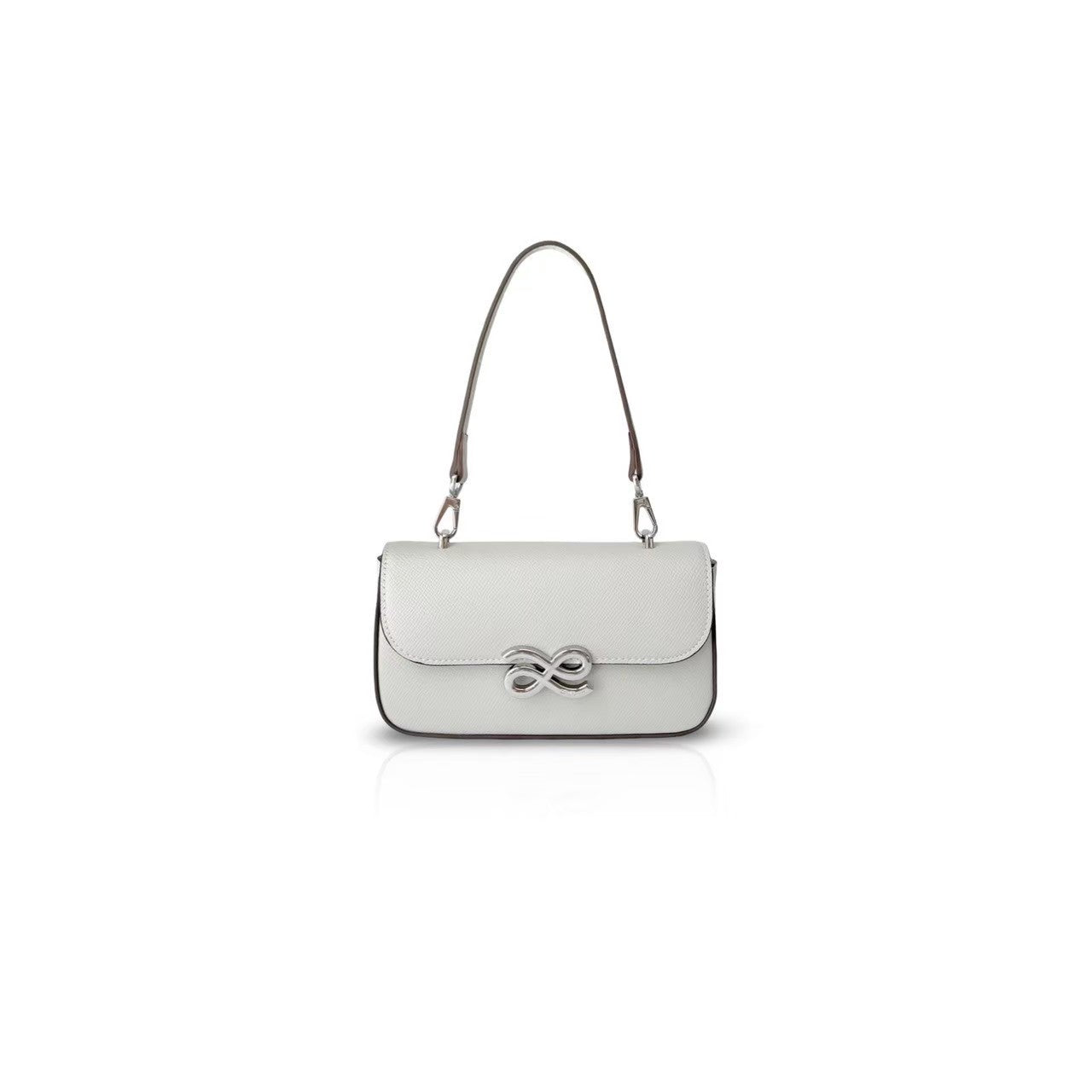 TIMELESSNESS SLING 18 PU PEARL GREY , SHW