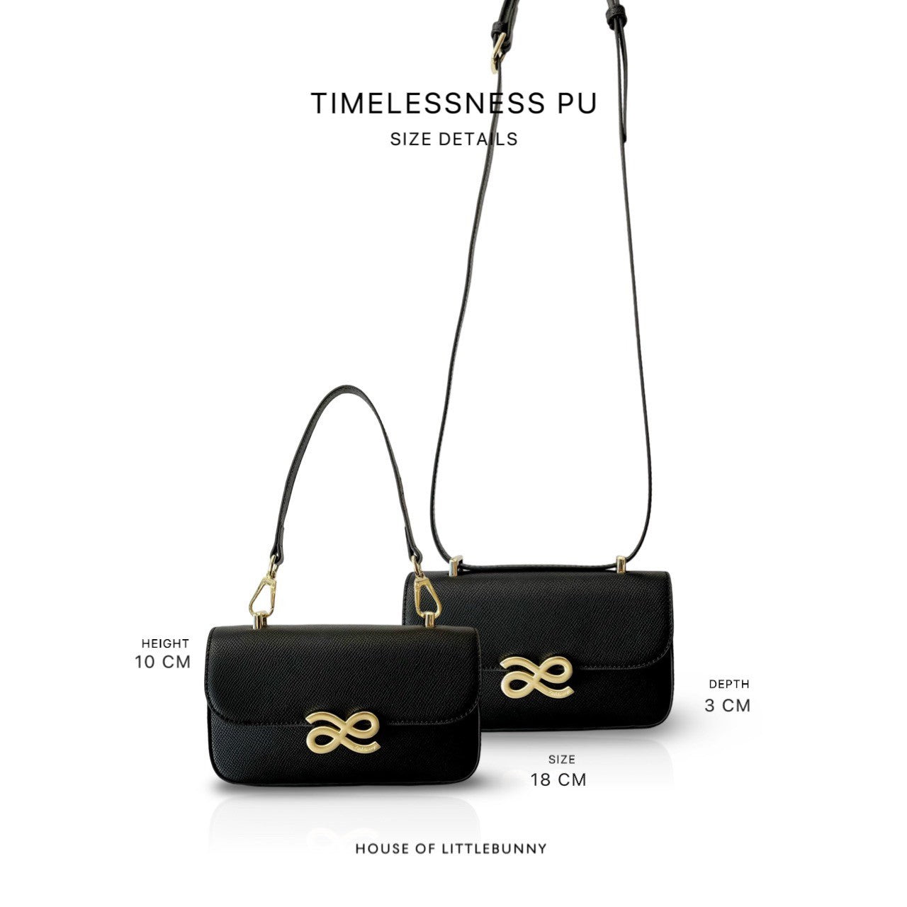 TIMELESSNESS SLING 18 PU BROWN , SHW