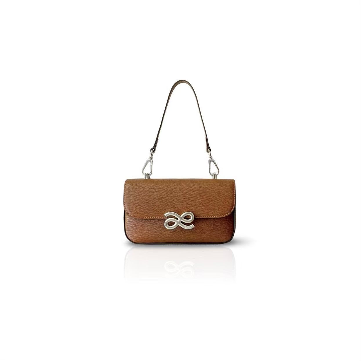 TIMELESSNESS SLING 18 PU BROWN , SHW
