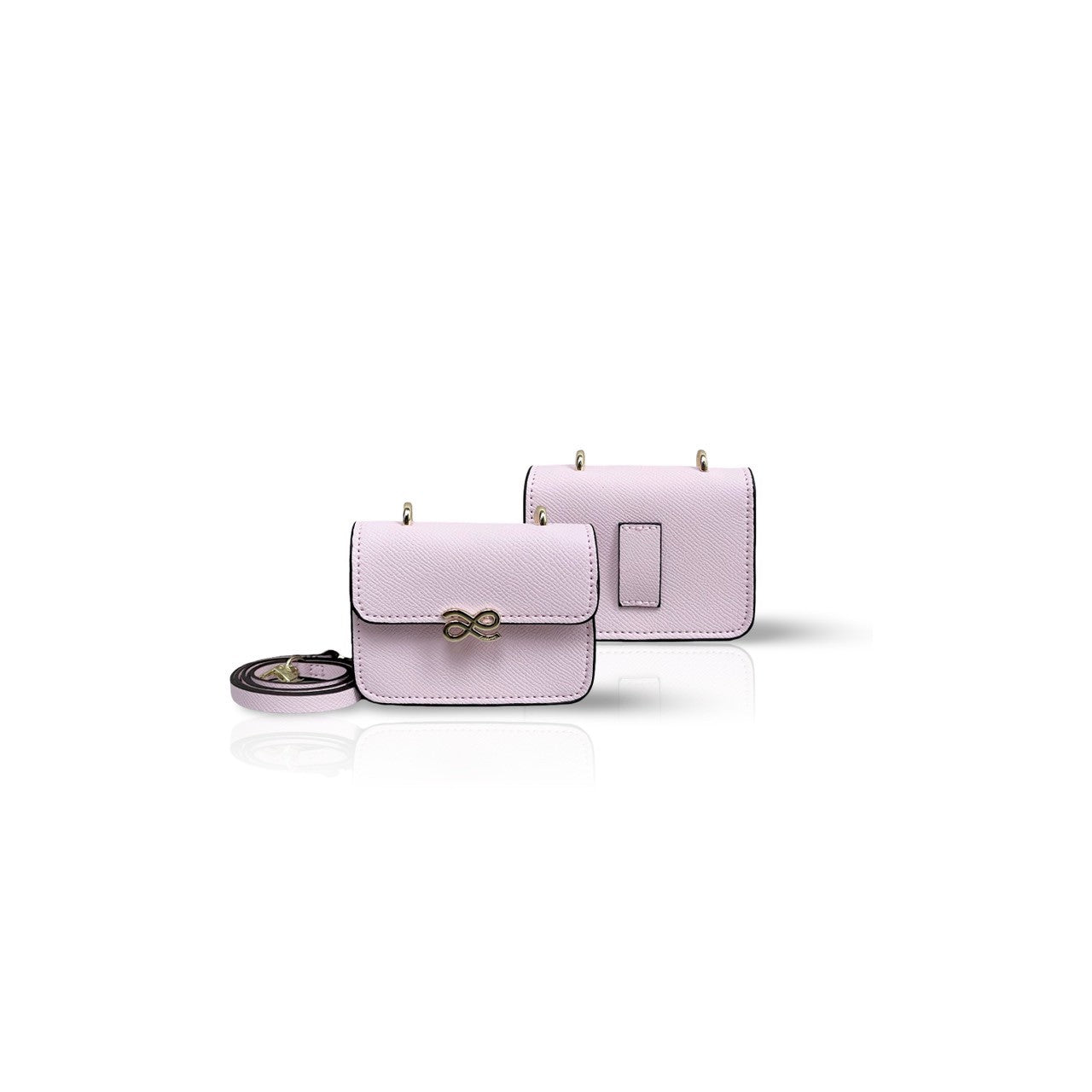 TINY-TWIST TIMELESSNESS PU POWDER PINK