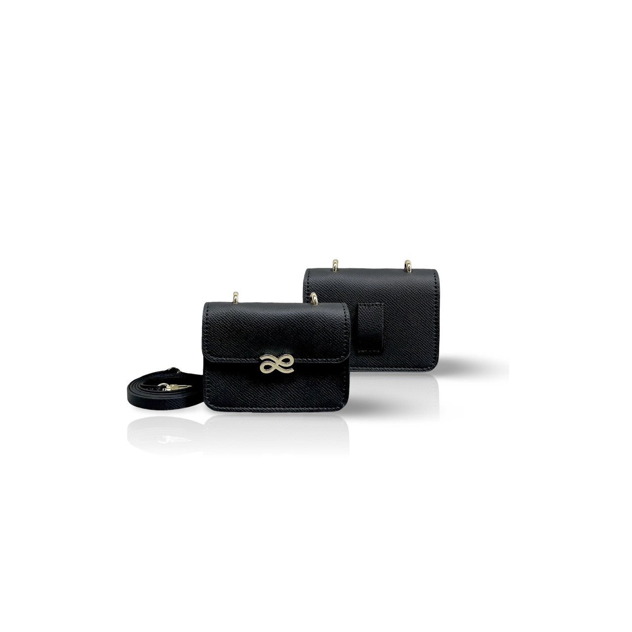 TINY-TWIST TIMELESSNESS PU BLACK