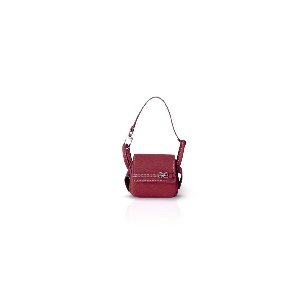 TINY TREASURE BELT EPSOM PU BURGUNDY