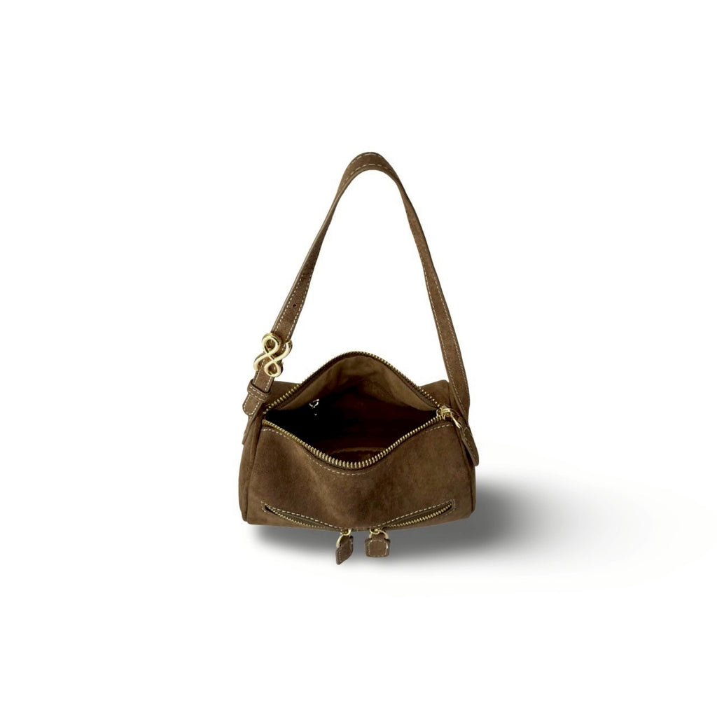 ZIPPILLOW SUEDE BROWN