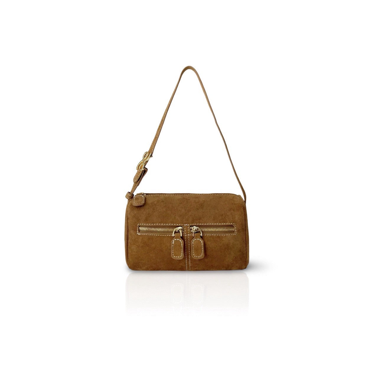 ZIPPILLOW SUEDE BROWN