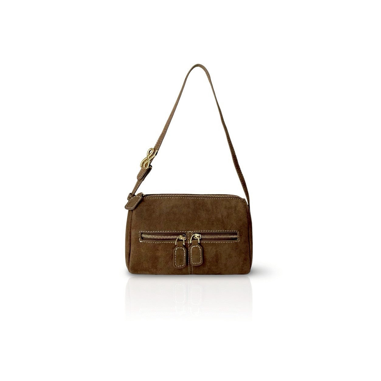 ZIPPILLOW SUEDE TAN TAUPE