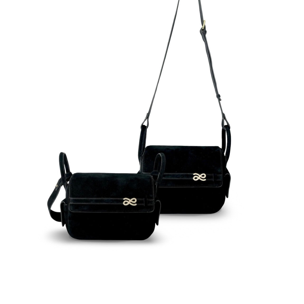HOUSE OF LITTLEBUNNY ブラックショルダーバッグ Littlebunnystore | ✨*EXCLUSIVE* ✨ 🐰 HOUSE OF LITTLEBUNNY 🐰pop