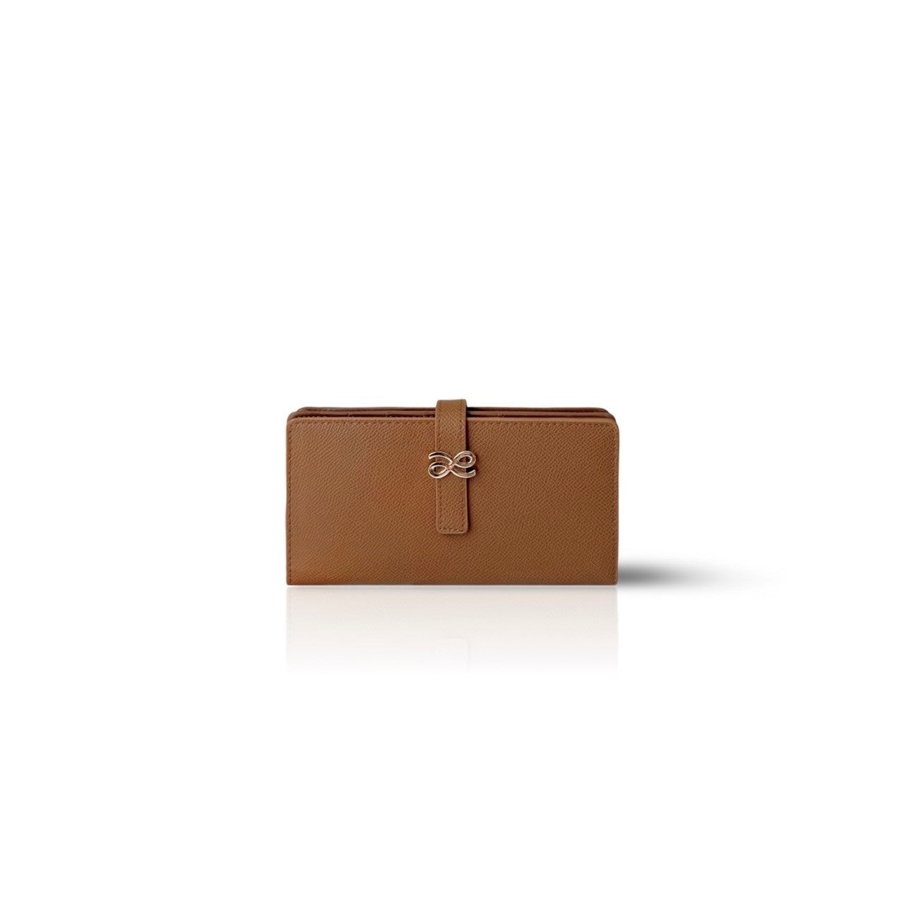 TIMELESSNESS WALLET PU EPSOM LONG BROWN